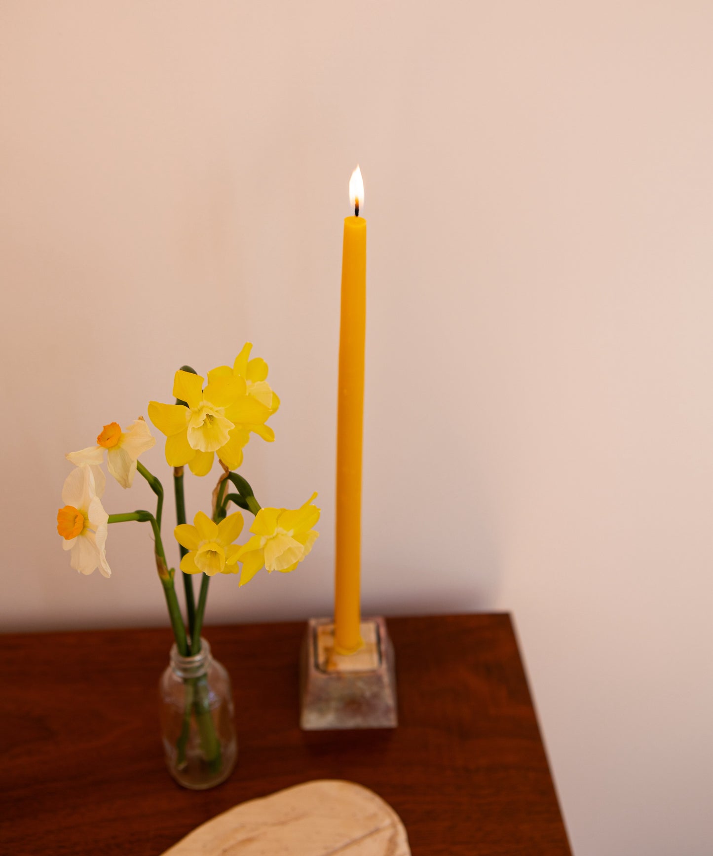 Beeswax Taper Candles