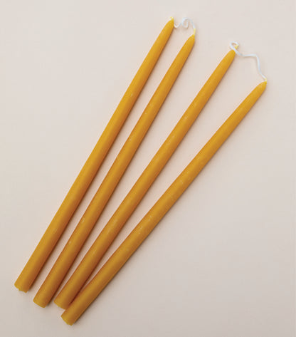 Beeswax Taper Candles